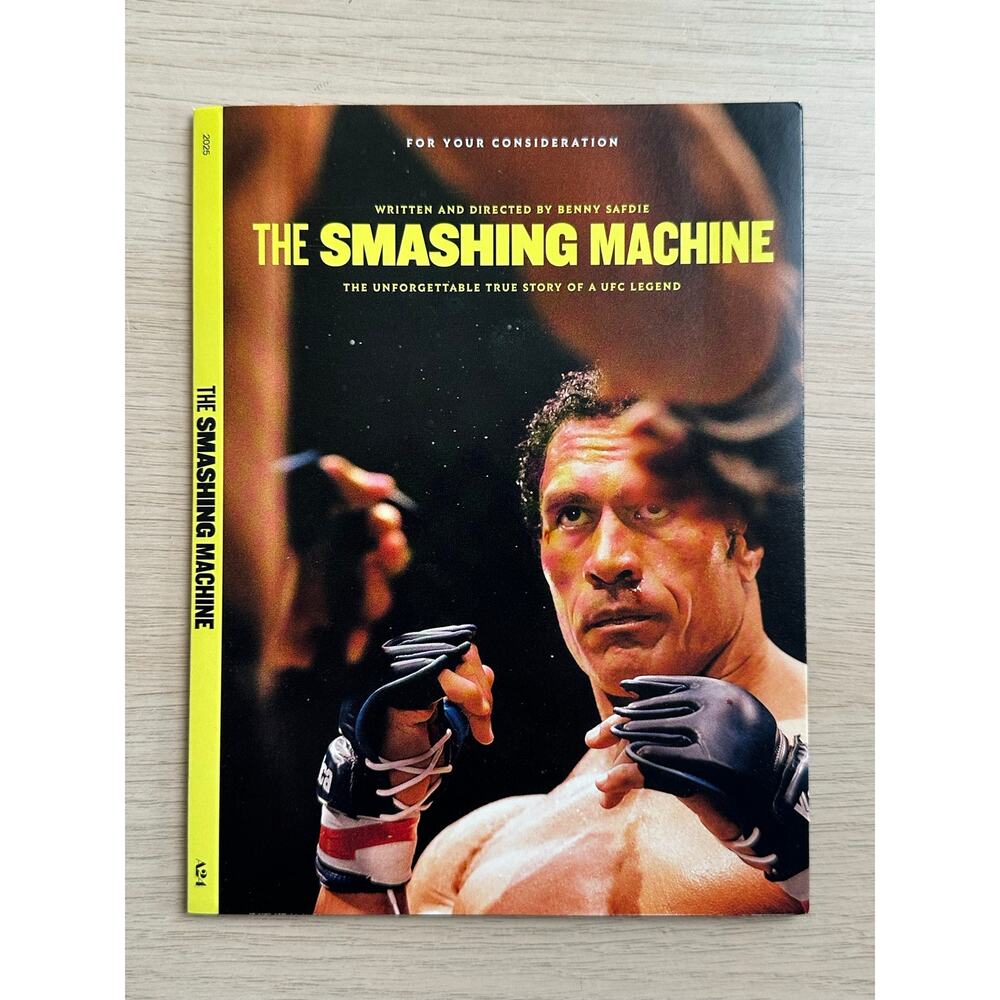 Rare The Smashing Machine DVD - A24 FYC 2025 Awards Screener Dwayne Johnson